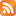 RSS news feed logo.