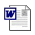 Microsoft Word file type icon.